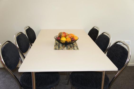 Three-Bedroom Unit - dining table